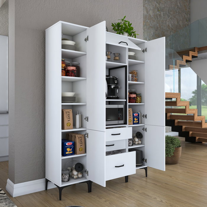 Hanah Home Armario Multiusos Blanco JE145 - 3115 Hanah Home Armario Multiusos Blanco JE145 - 3115